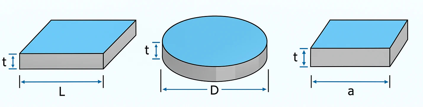 MS Plate dimensions reference