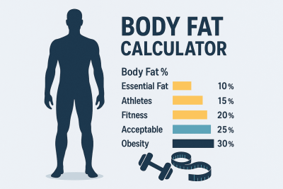 बॉडी फैट प्रतिशत कैसे पता करें – आसान ऑनलाइन तरीका