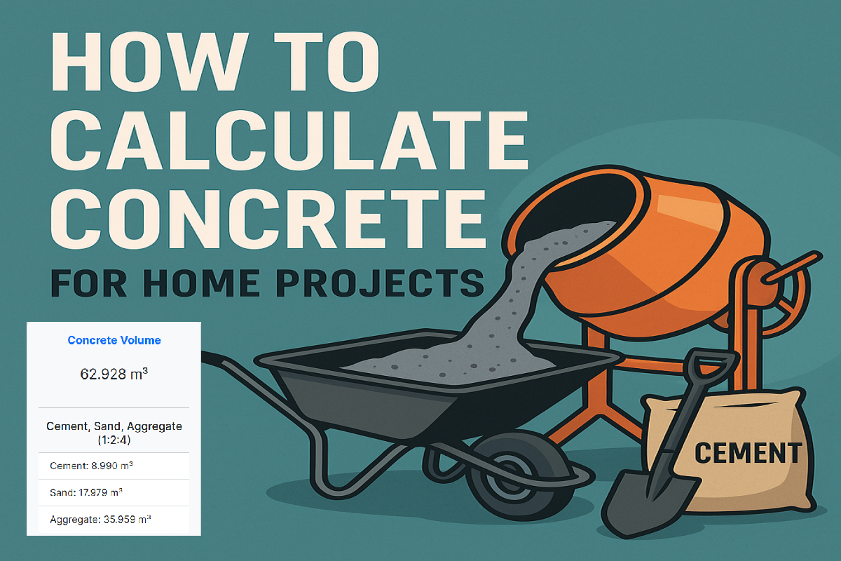 Simple Method to Calculate Concrete for Any Home Project